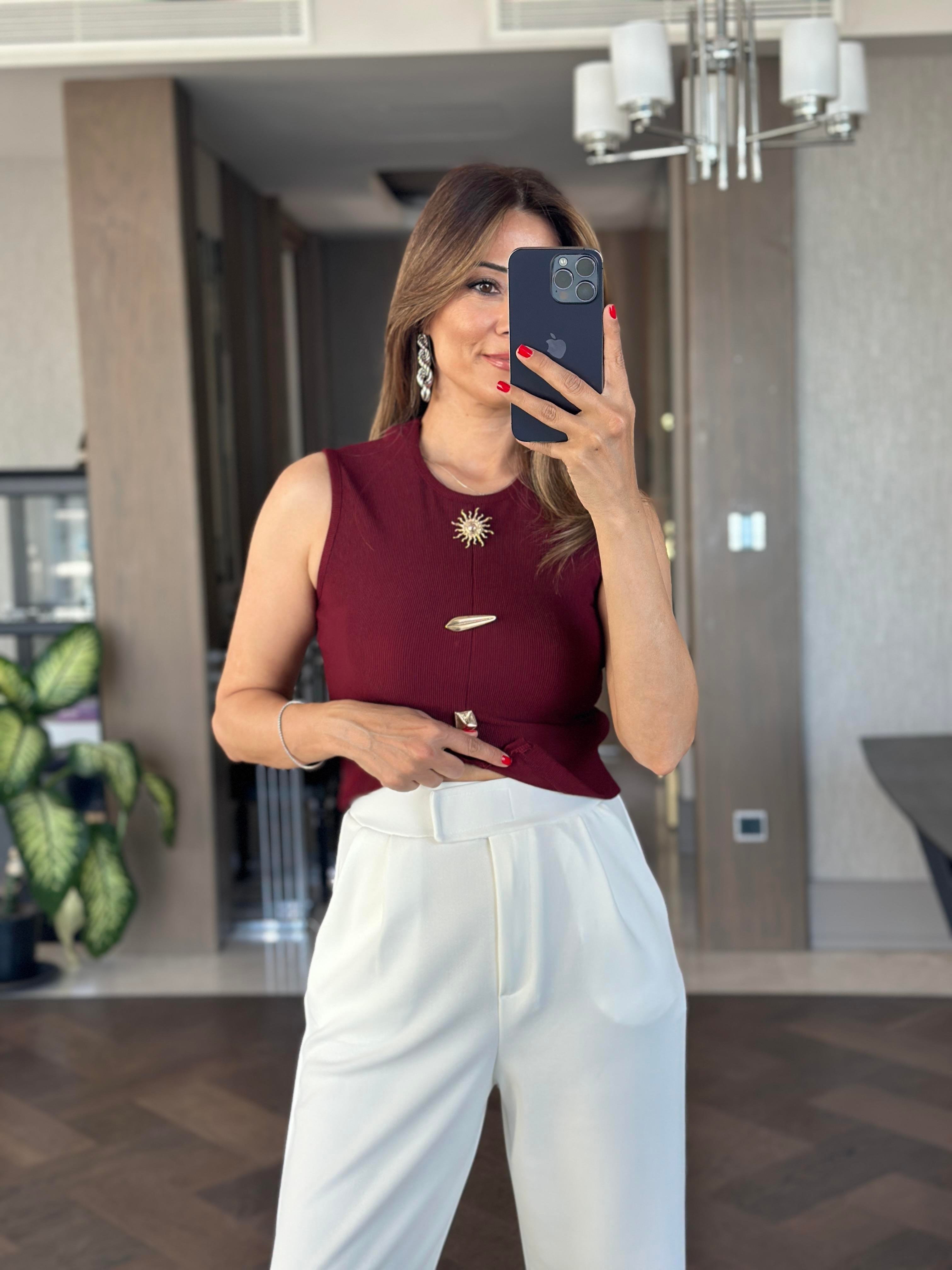 Krep Palazzo Pantolon | Store