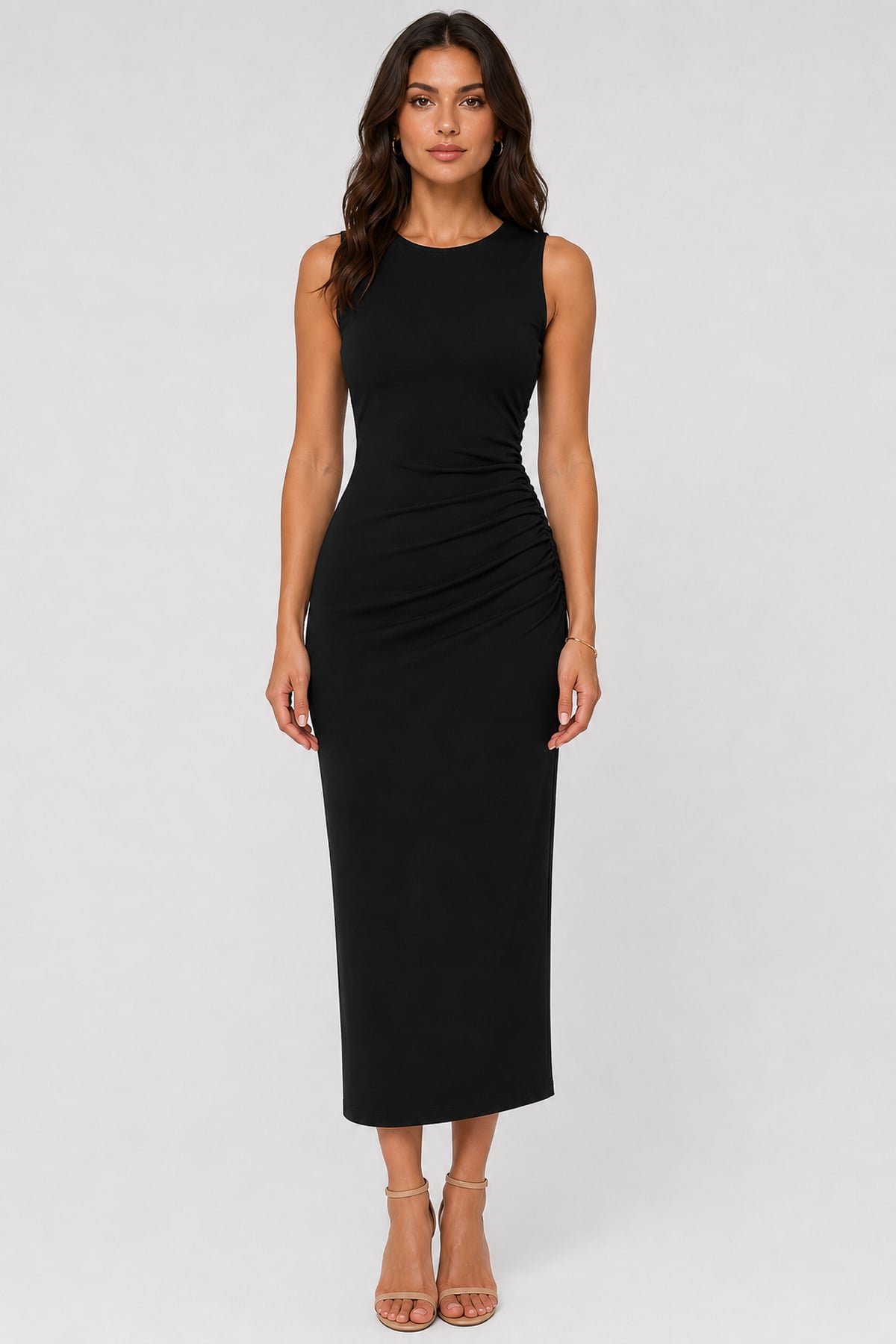 Yanı Büzgülü Elbise | Store