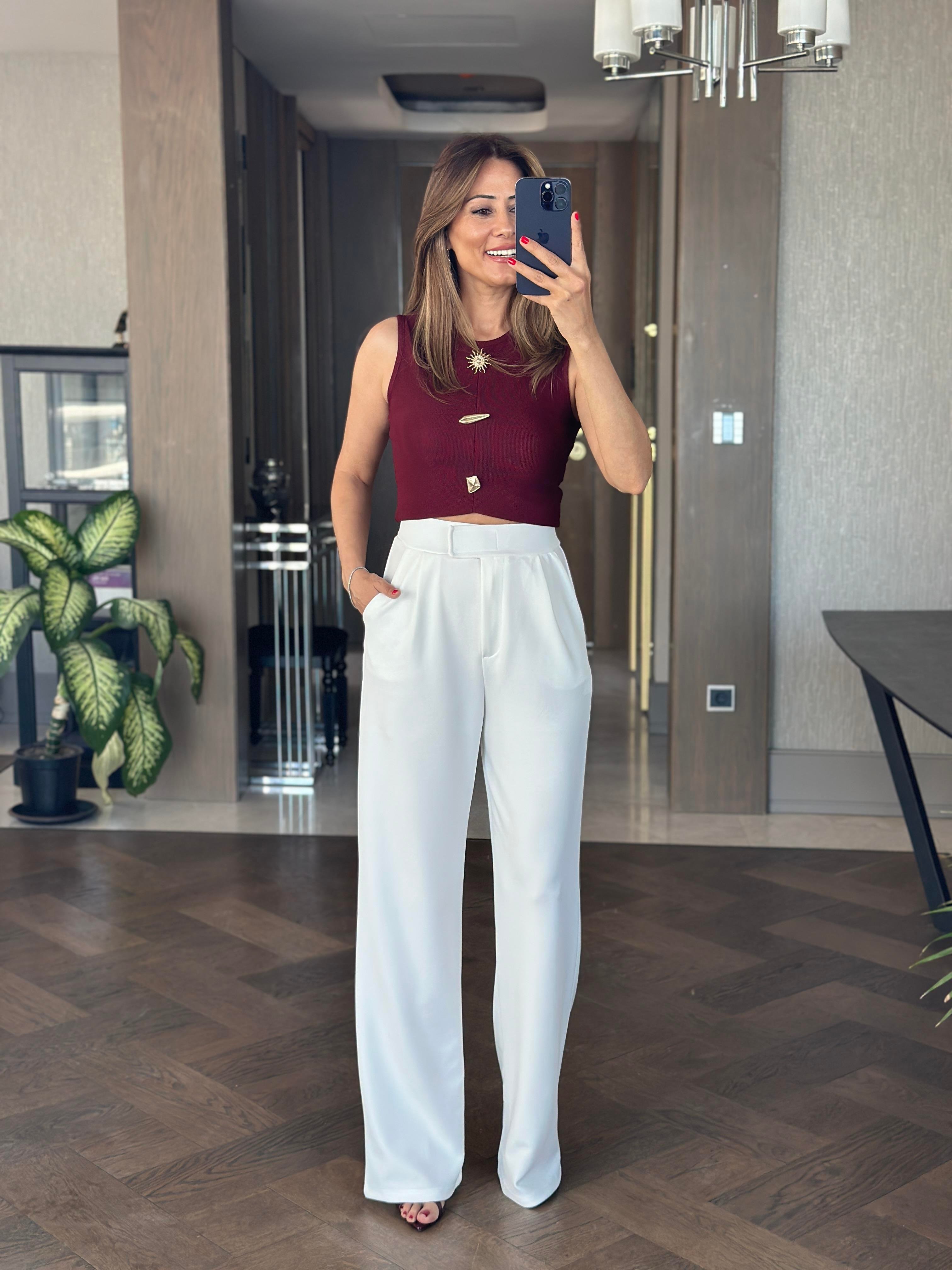 Krep Palazzo Pantolon | Store
