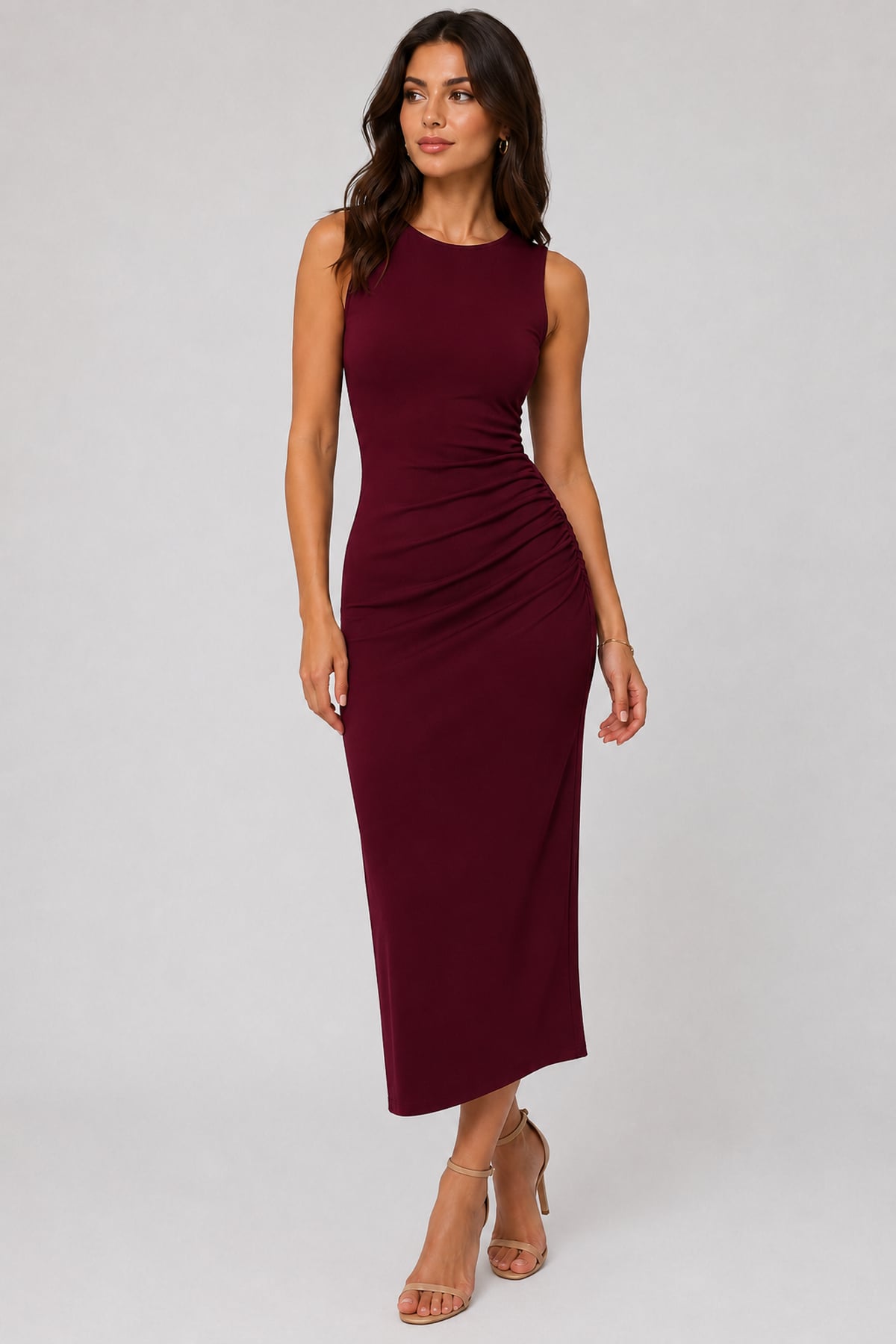 Yanı Büzgülü Elbise | Store