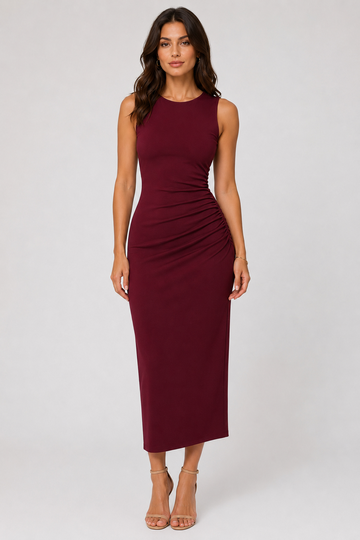 Yanı Büzgülü Elbise | Store
