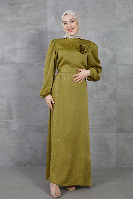 Taşlı Elbise-41035352268