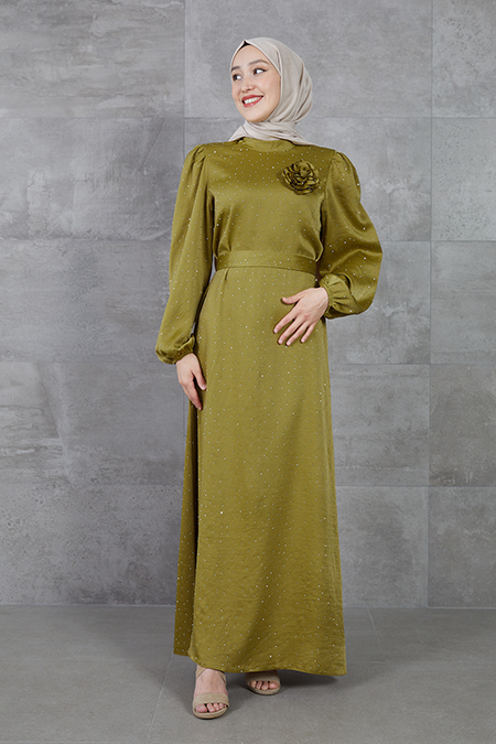 Taşlı Elbise-41035352268