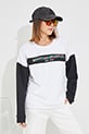 Baskılı Sweatshirt / Beyaz