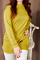Basic Ribanalı Tunik / Hardal