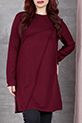 Nervürlü Tunik / Bordo