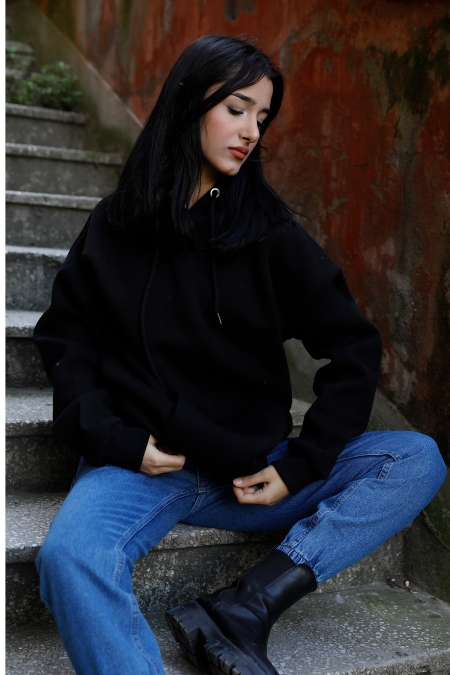 Kanguru Cepli Oversize Sweat-P-020282