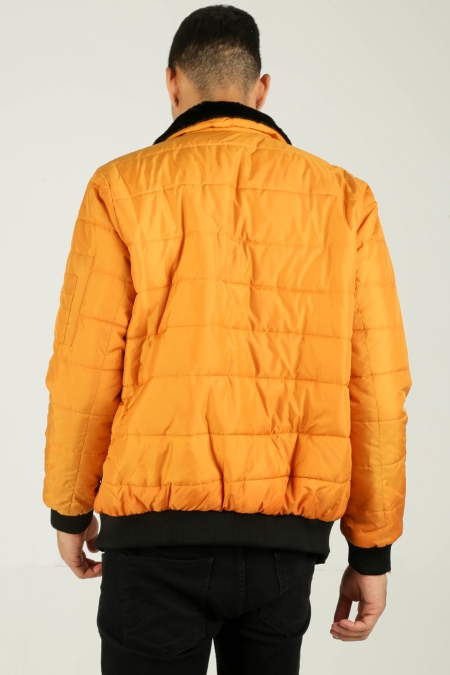 Kürkyaka Şişme Mont 19-K7803_