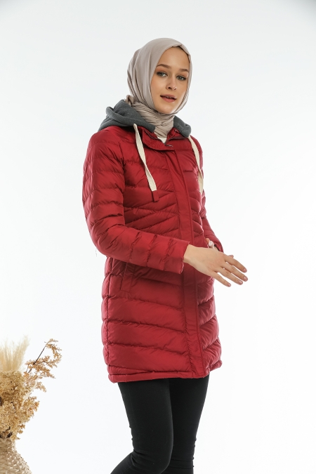 Kalın Şişme Tesettür Mont AB-T50072LNS_