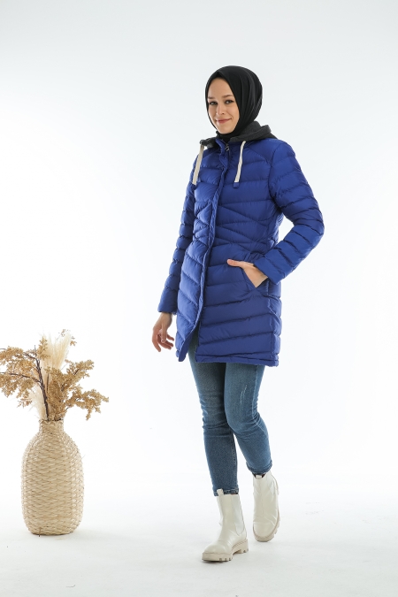 Kalın Şişme Tesettür Mont AB-T50072LNS_