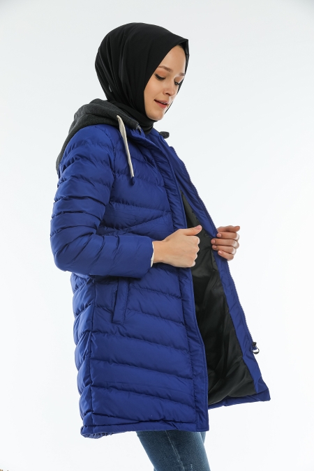 Kalın Şişme Tesettür Mont AB-T50072LNS_