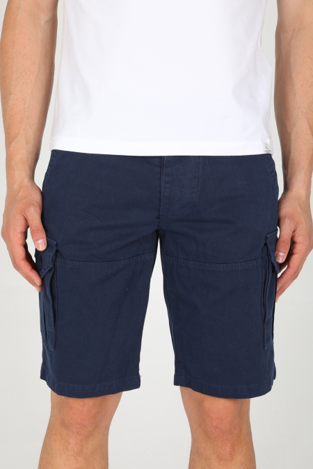 Erkek Gabardin Kargo Cep Kapri ve Bermuda Şort AC-Y91010LNS_