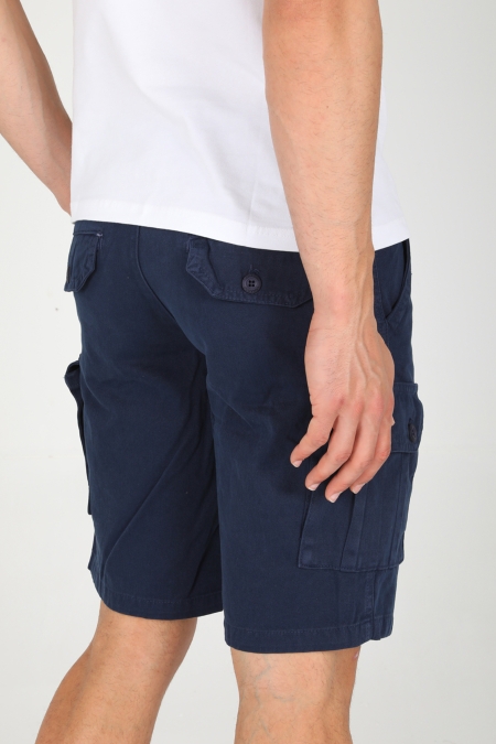 Erkek Gabardin Kargo Cep Kapri ve Bermuda Şort AC-Y91010LNS_