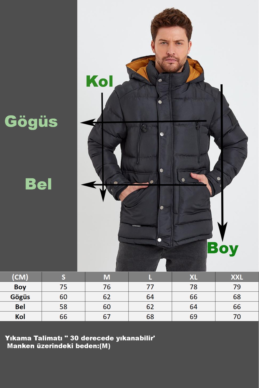 Kalın Şişme Mont AD-K50386PRM_