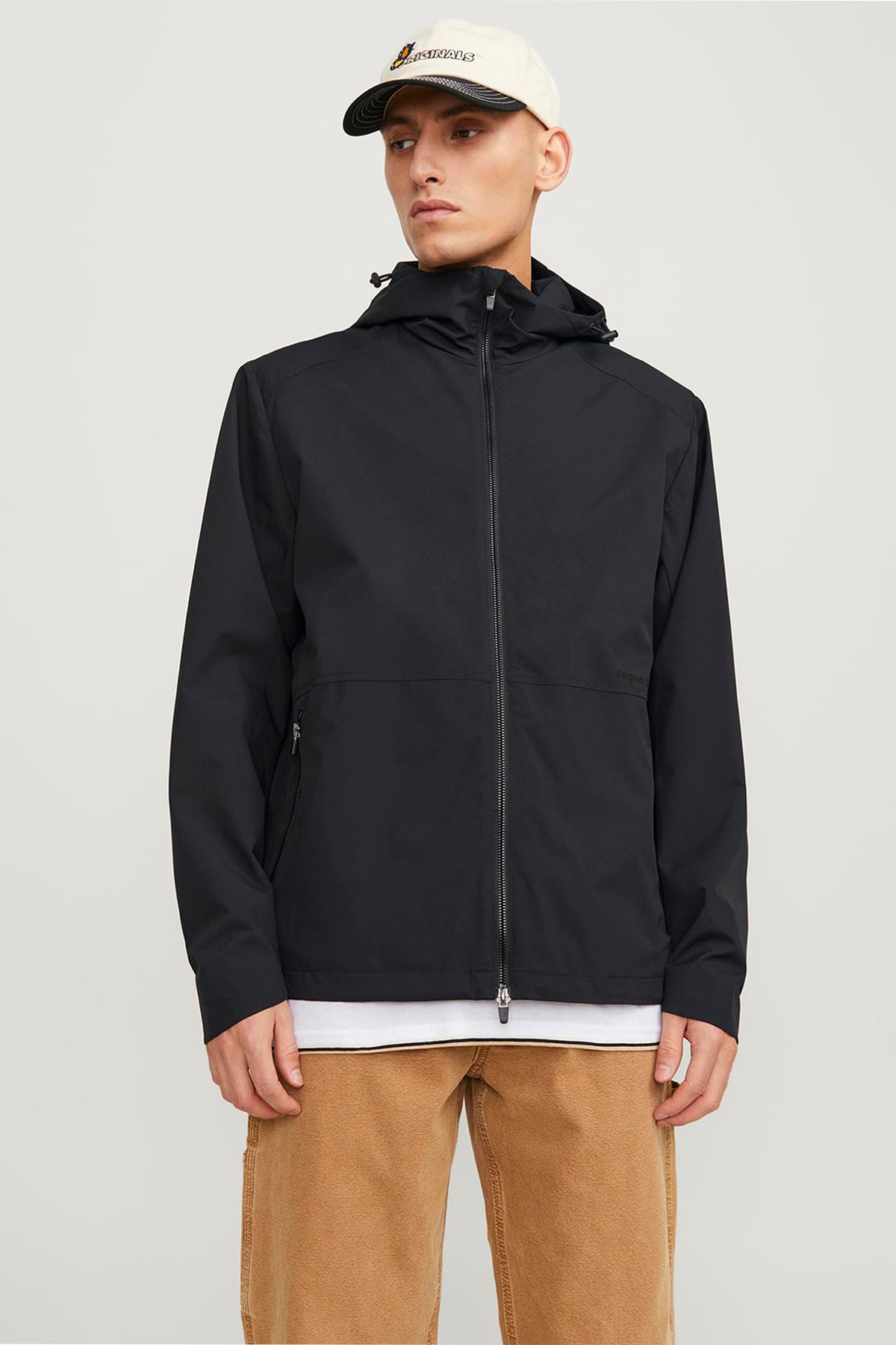 Jack Jones Erkek Siyah Ceket ve Yağmurluk-BLACK