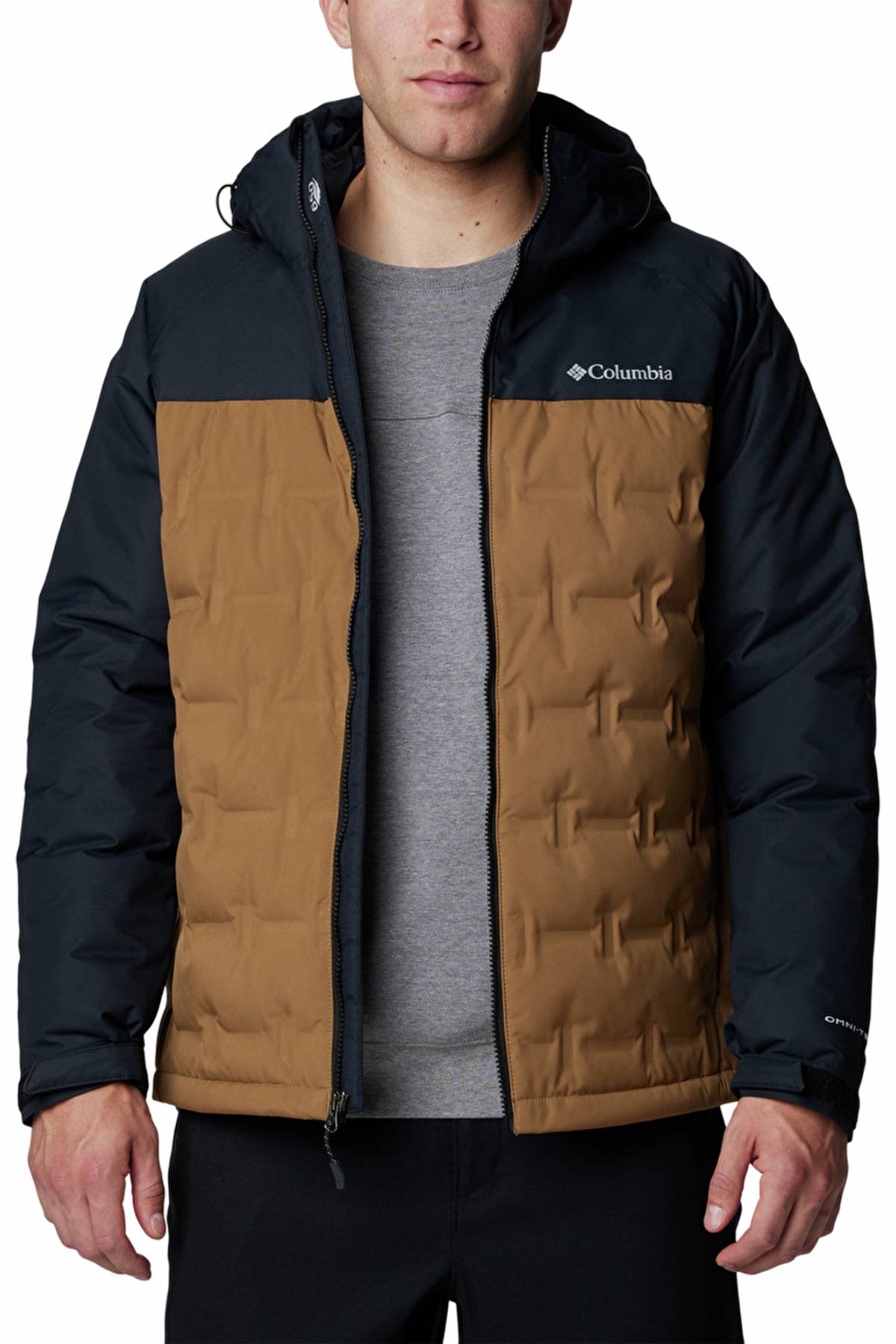 タカ 50°54°58° WM7857 GRAND TREK III DOWN HOODED JACKET-Delta Kahve