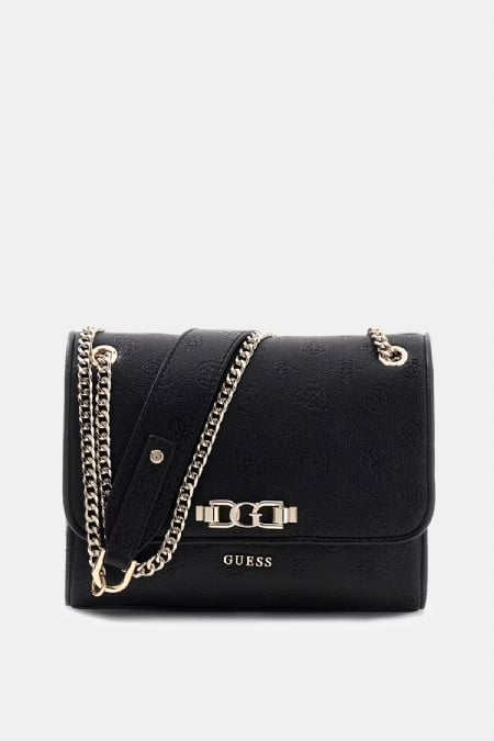 ANISE CONVERTIBLE XBODY FLAP KADIN SİYAH ÇANTA-BLACK LOGO