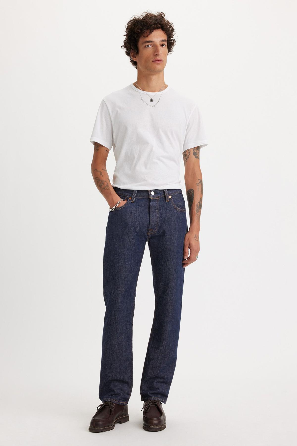 Levi`s Erkek Mavi Jean-DARK INDIGO - FLAT FINISH