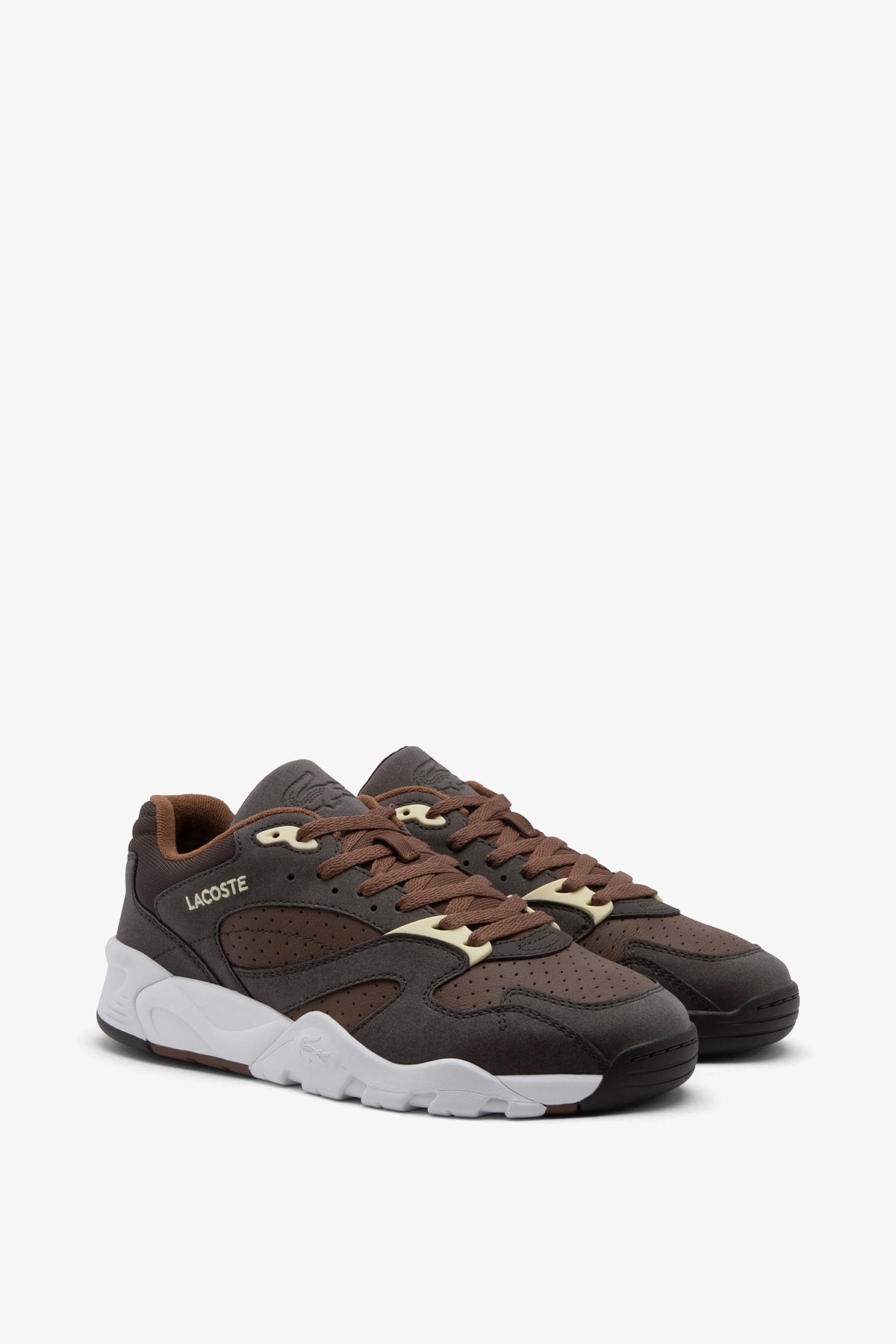 Lacoste Erkek Sneaker Ayakkabı-DK BRW/WHT