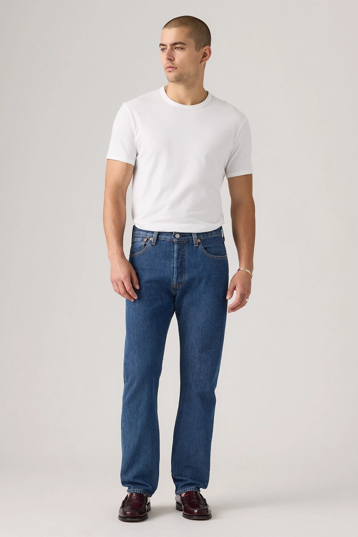 501 ORIGINAL LOCAL DARK ERKEK MAVİ JEAN PANTOLON-DARK INDIGO