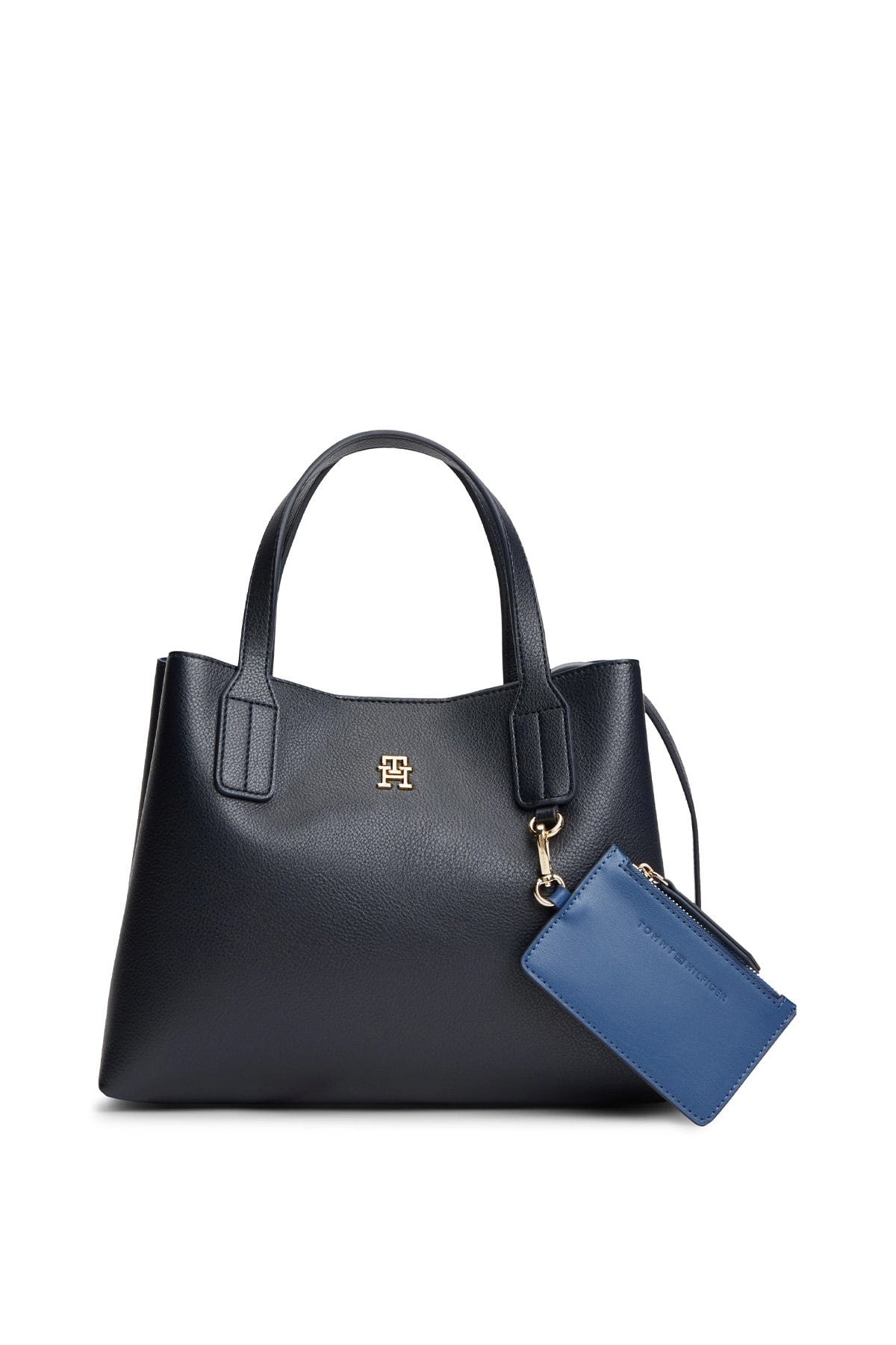 ANISE DOUBLE ZIP SHOULDER KADIN SİYAH ÇANTA-BLACK LOGO