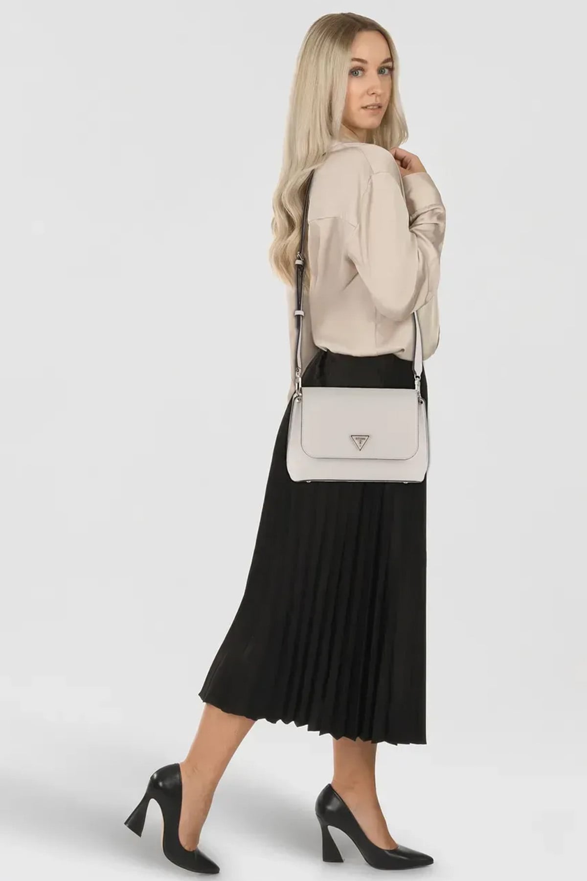 MERIDIAN II FLAP CROSSBODY KADIN IVORY ÇANTA-IVORY