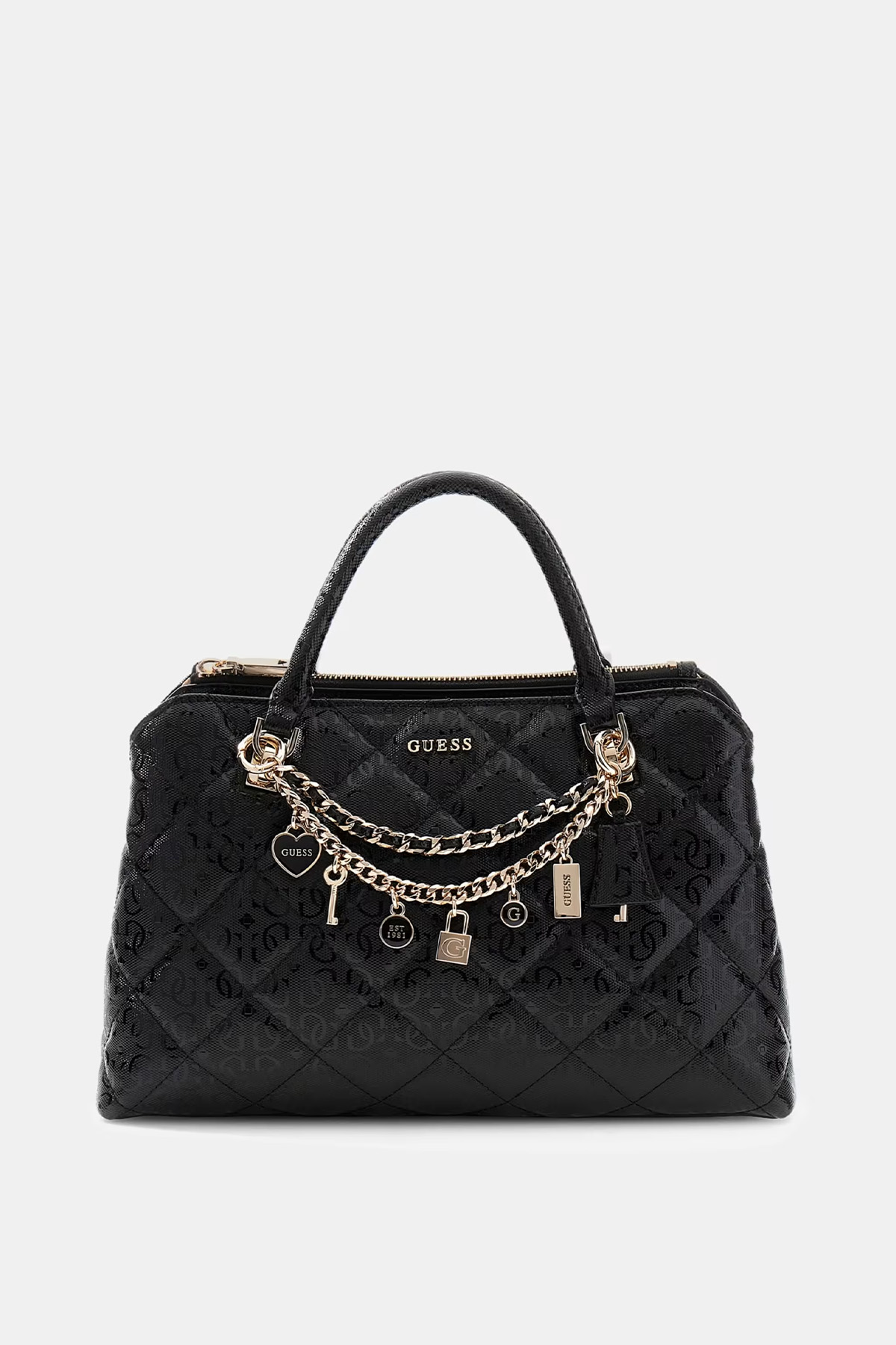 ゆえ Guess Kadın El Siyah Çanta-BLACK