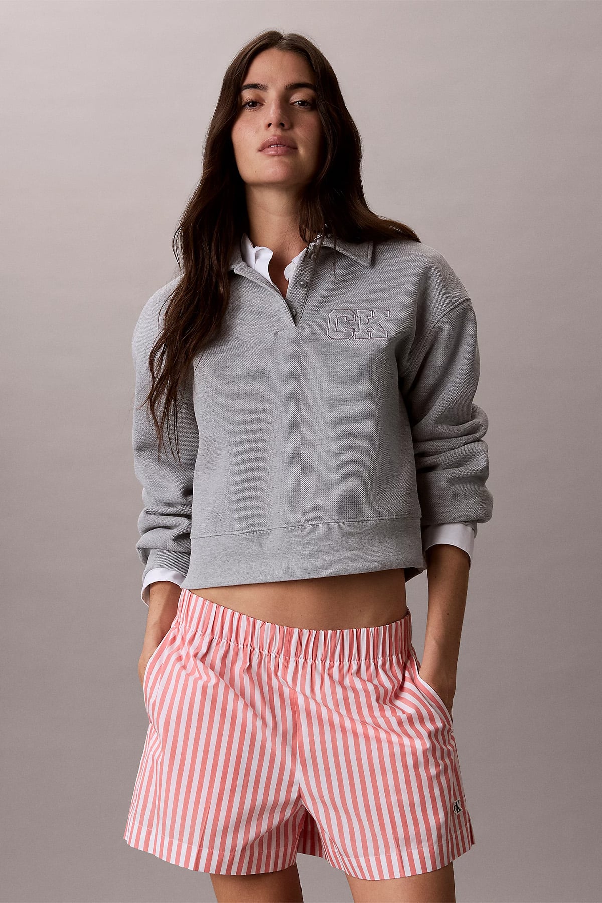 POPLIN CHINO SHORT YD KADIN PEMBE ŞORT-PINK