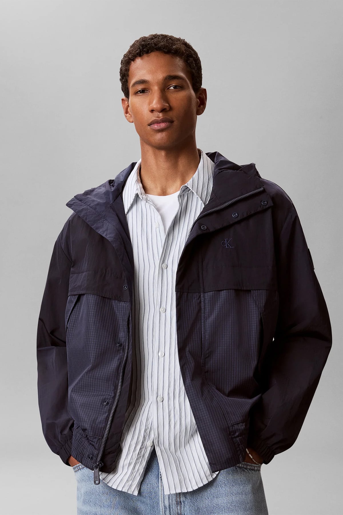 3L TECH SHELL WINDBREAKER ERKEK SİYAH CEKET-BLACK