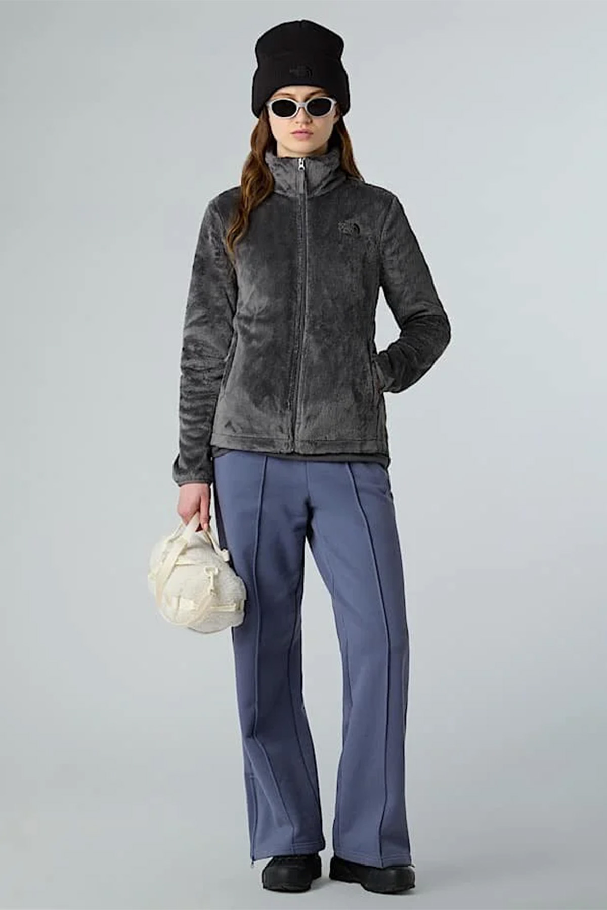 The North Face Kadın Kısa Mont-SMOKED PEARL