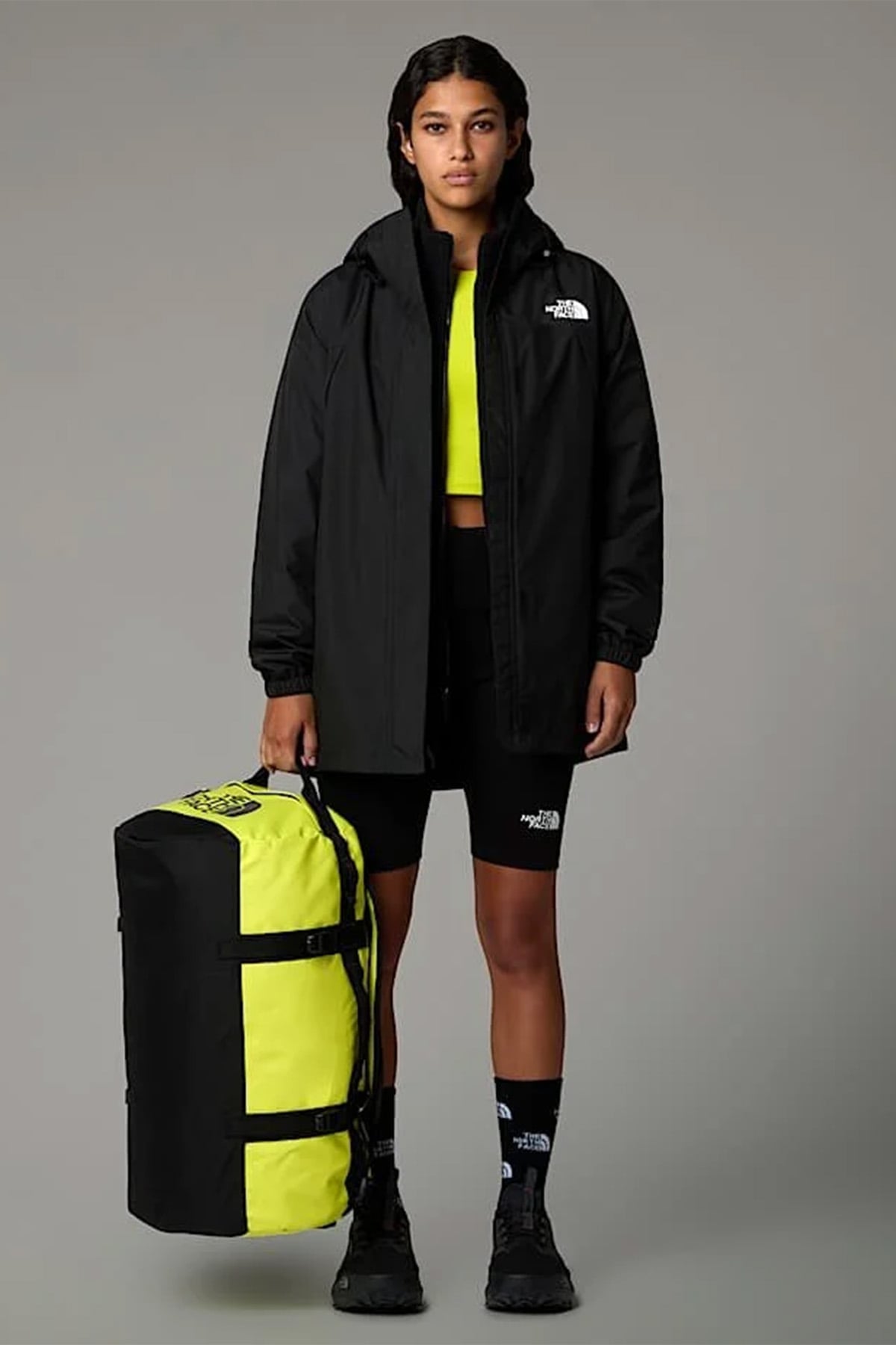 The North Face Kadın Siyah Ceket ve Yağmurluk-TNF BLAC