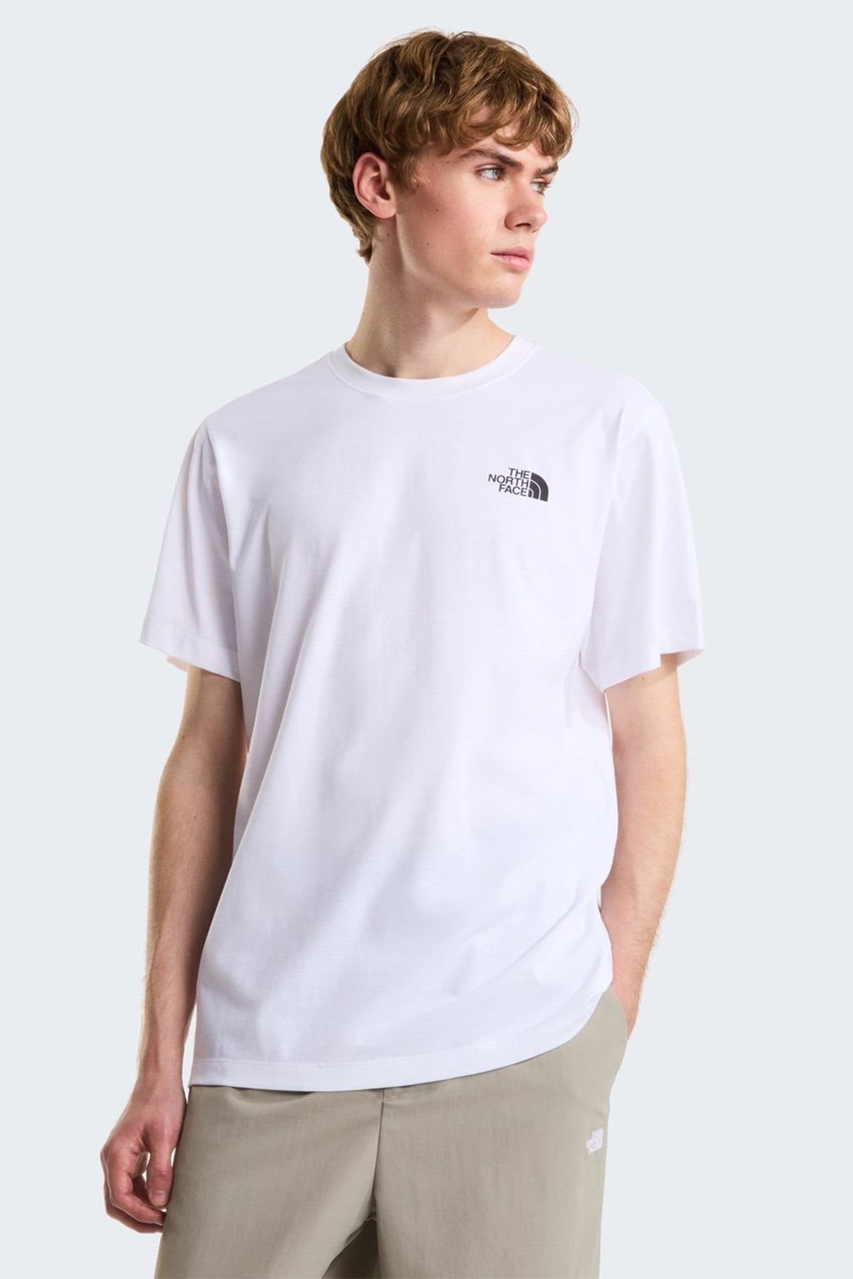 MMA Number12 Trim Tee White × Navy Mサイズ nf0a8gv1fn41tnf-whit-