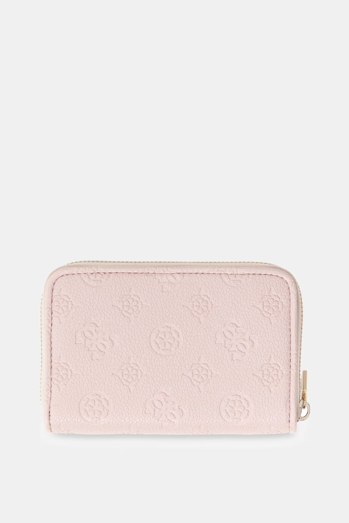 ANISE SLG MEDIUM ZIP AROUND-LIGHT ROSE LOGO