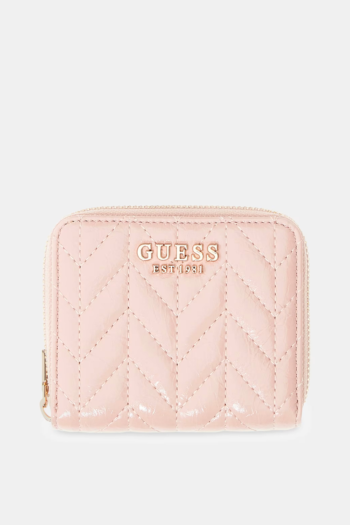 CHERYL SLG SMALL ZIP AROUND-LIGHT ROSE