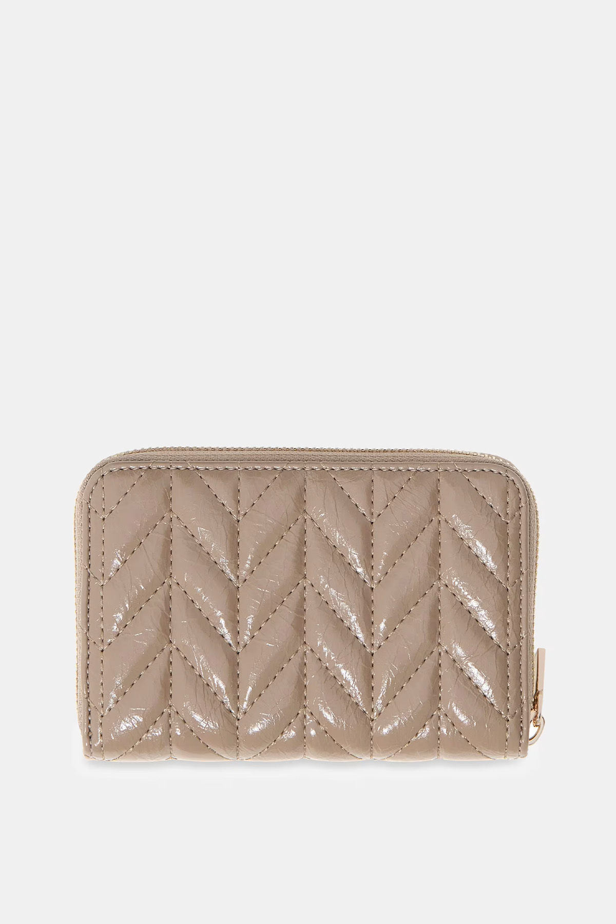 CHERYL SLG MEDIUM ZIP AROUND-DARK TAUPE