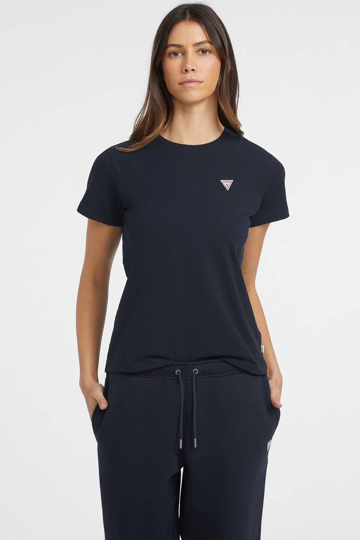 CLASSIC CK NYC LOGO KADIN SİYAH TİŞÖRT-BLACK