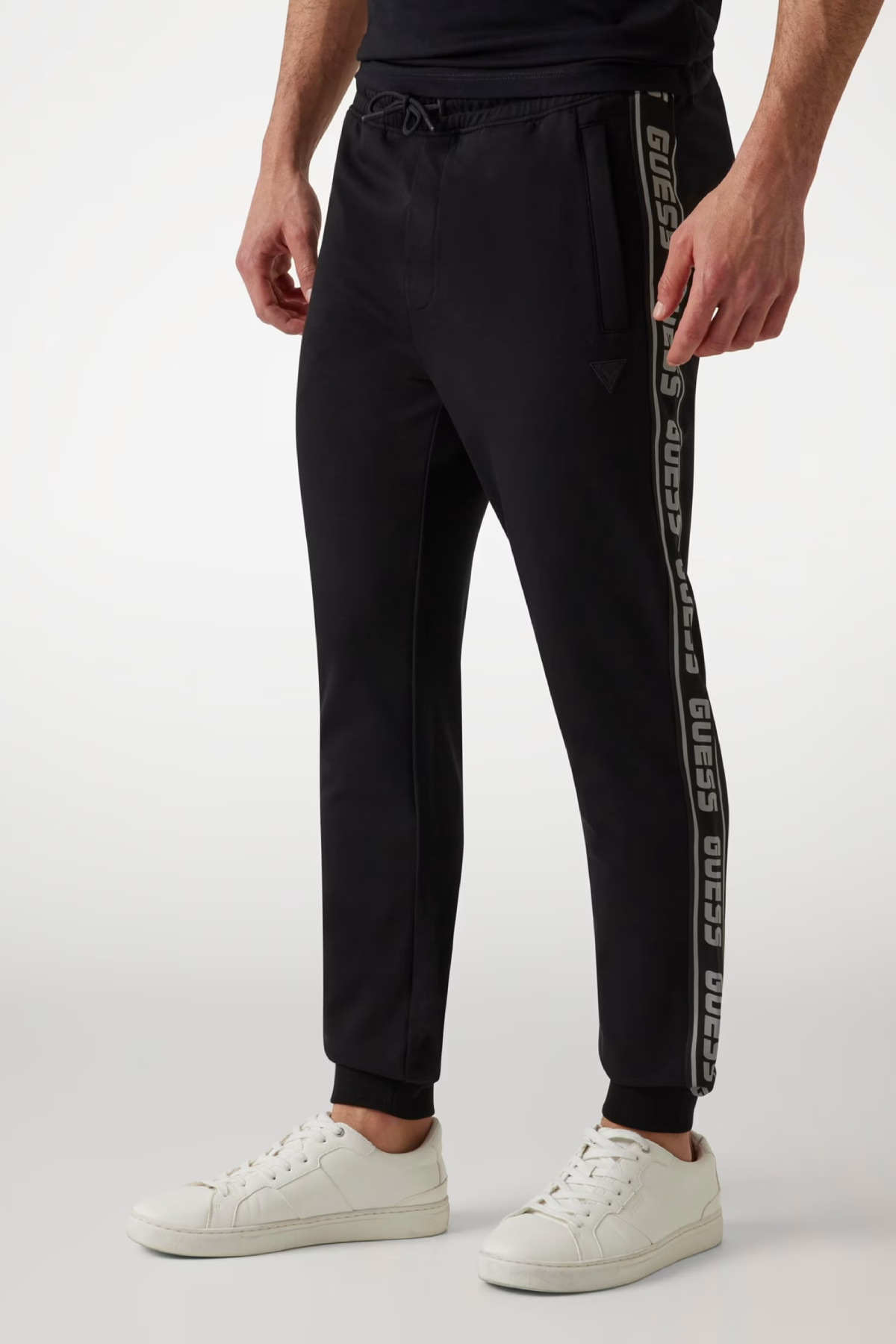 Guess Erkek Siyah Eşofman Altı-JET BLACK A996