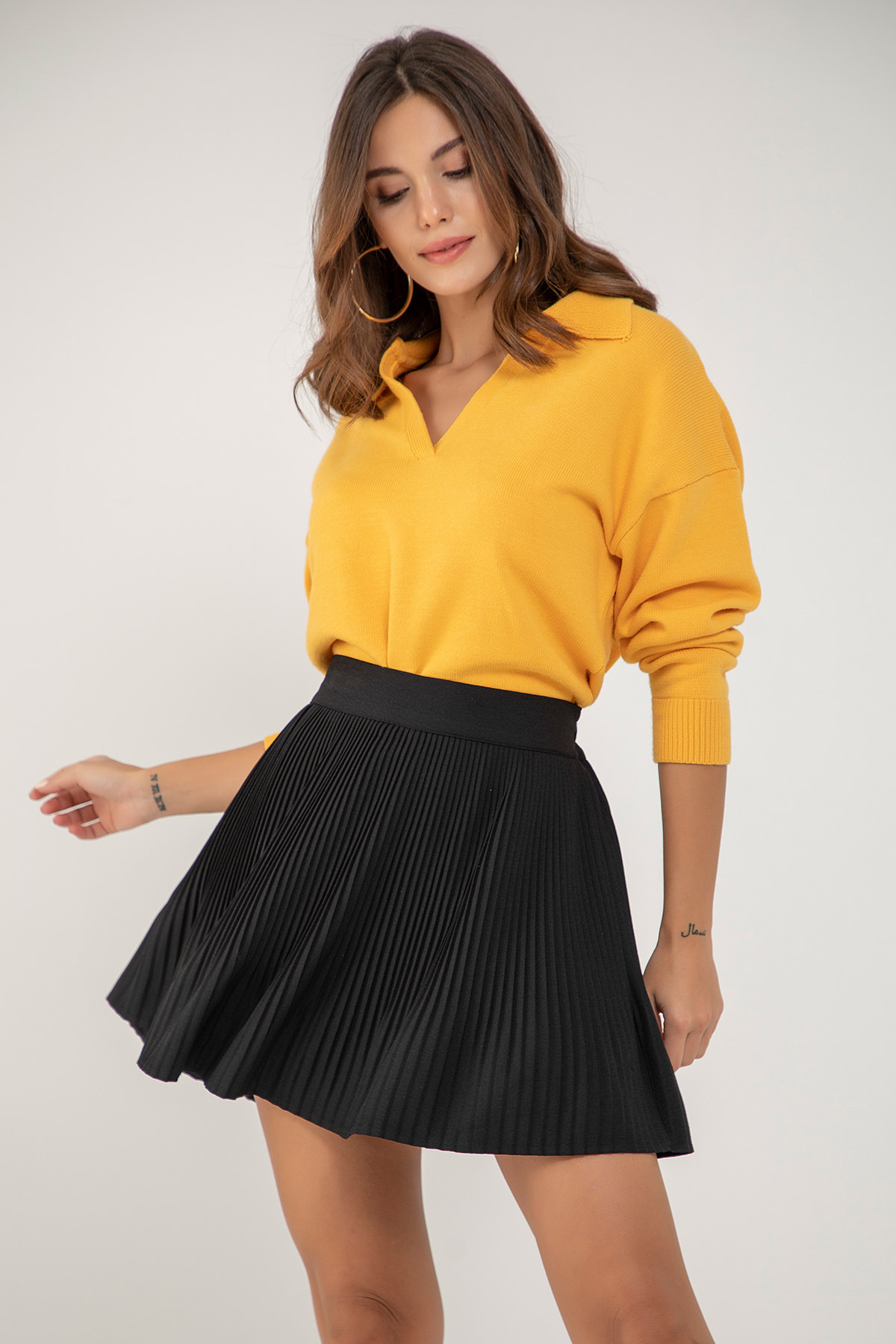 Piliseli Etek | Açelya Okçu 