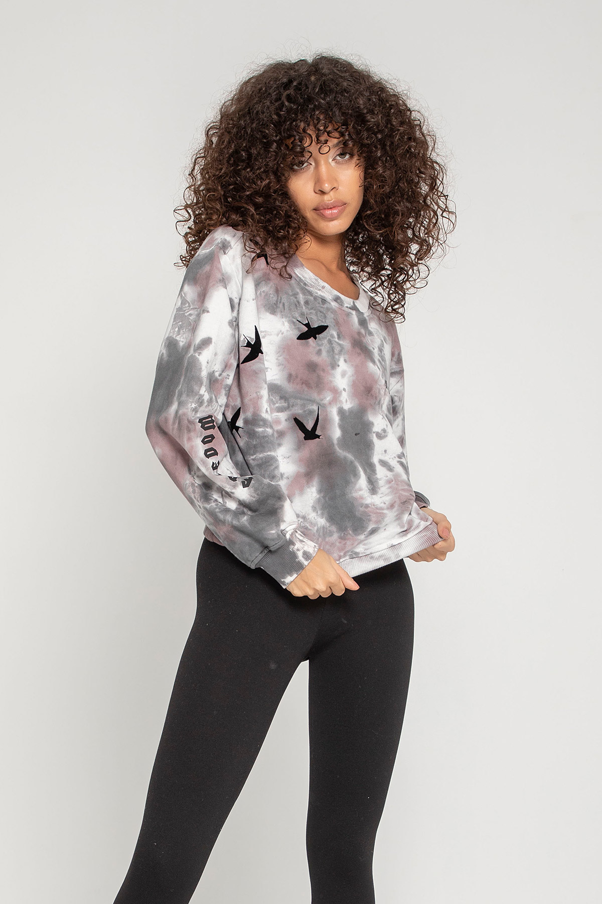 Baskılı Batik Sweat | Açelya Okçu 