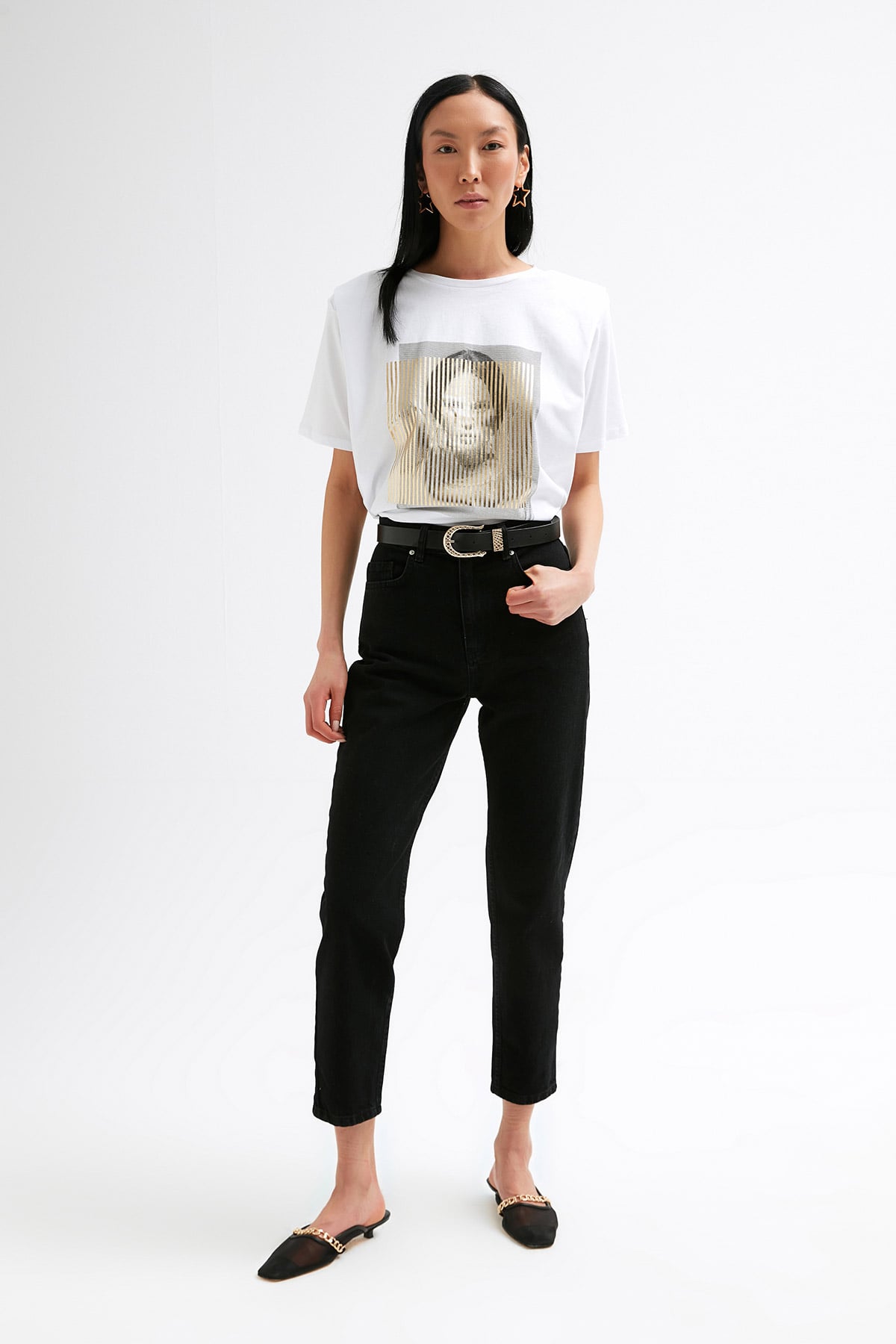  Yüksek Bel Mom Jean |  