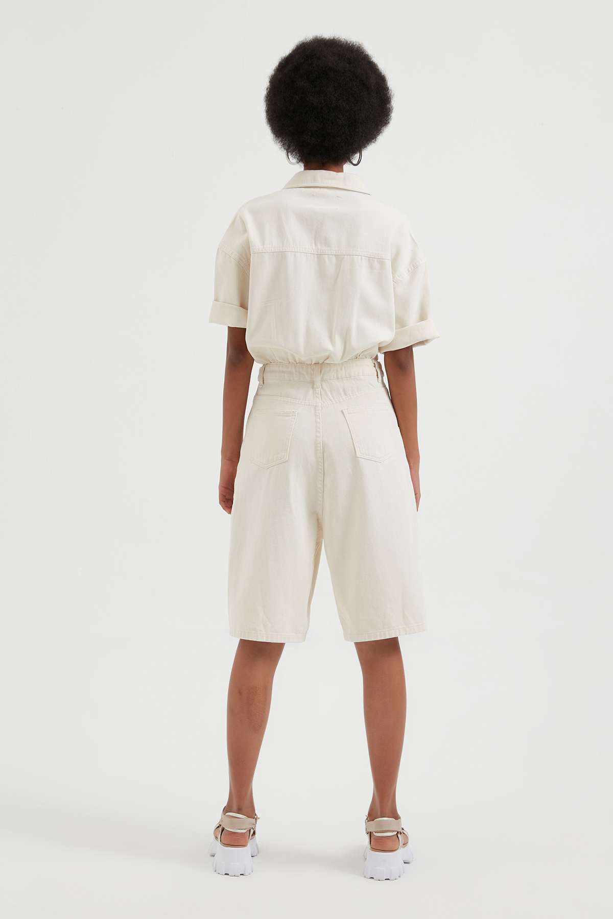 Çıtçıtlı Kapri Jean Tulum | Açelya Okçu 