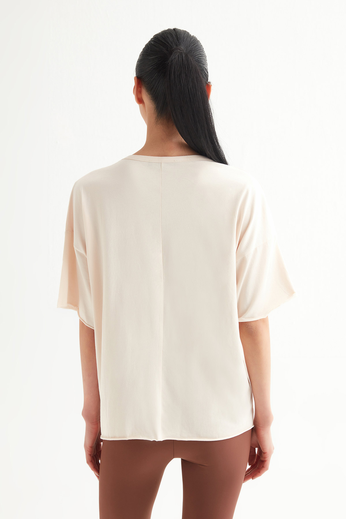 Oversize Çift Cepli Tshirt | Açelya Okçu 