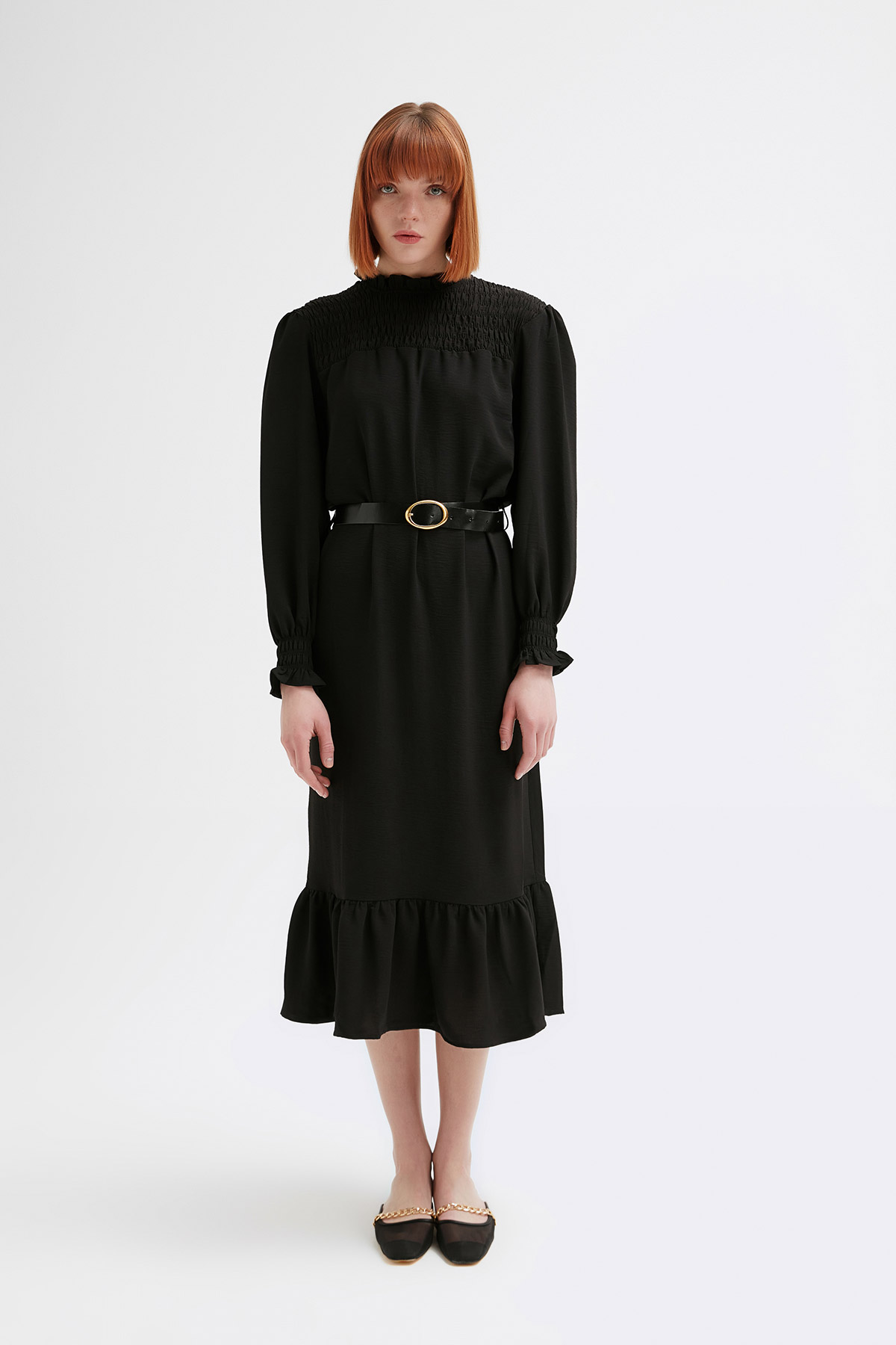 Gipeli Oversize Elbise | Açelya Okçu 