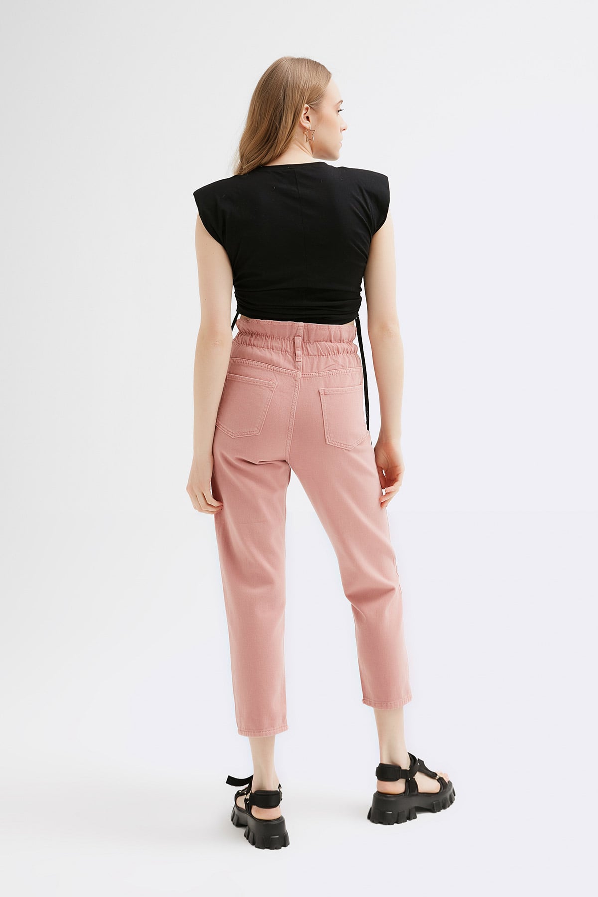Beli Lastikli Gabardin Jean |  