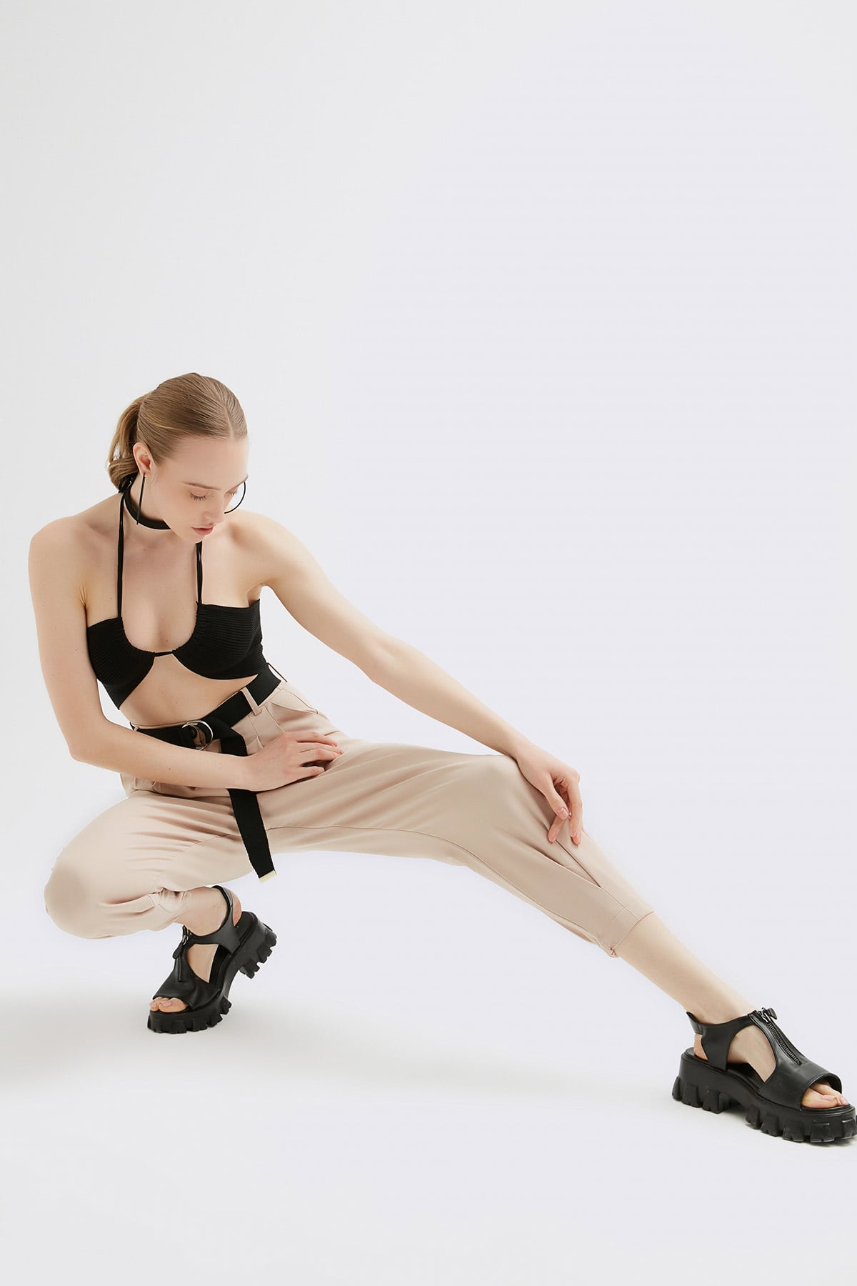 Bağlamalı Crop Bluz |  