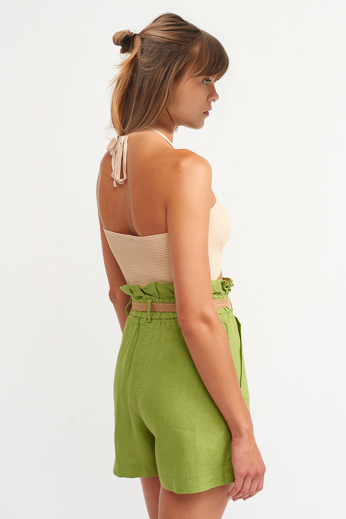 Bağlamalı Crop Bluz | Açelya Okçu 