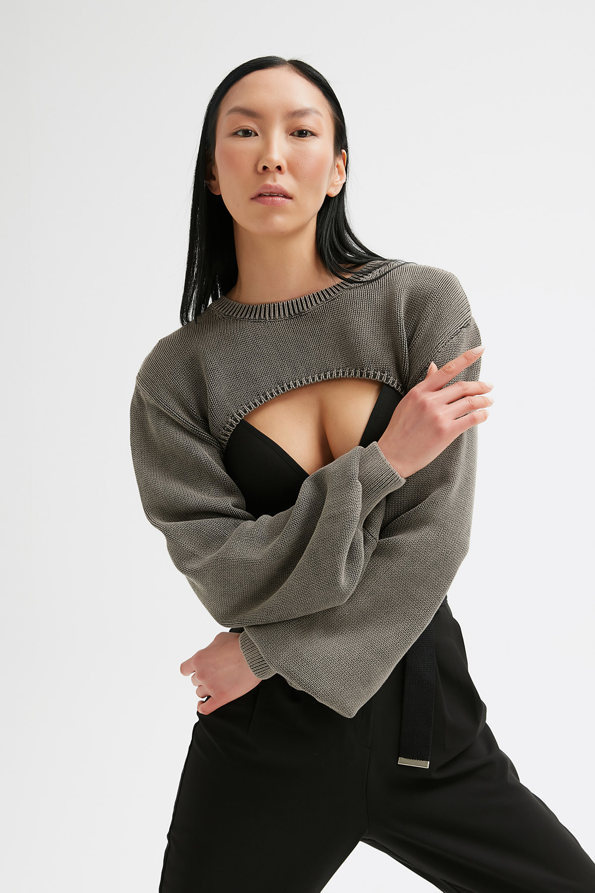 Yıkamalı Crop Bolero | Açelya Okçu 