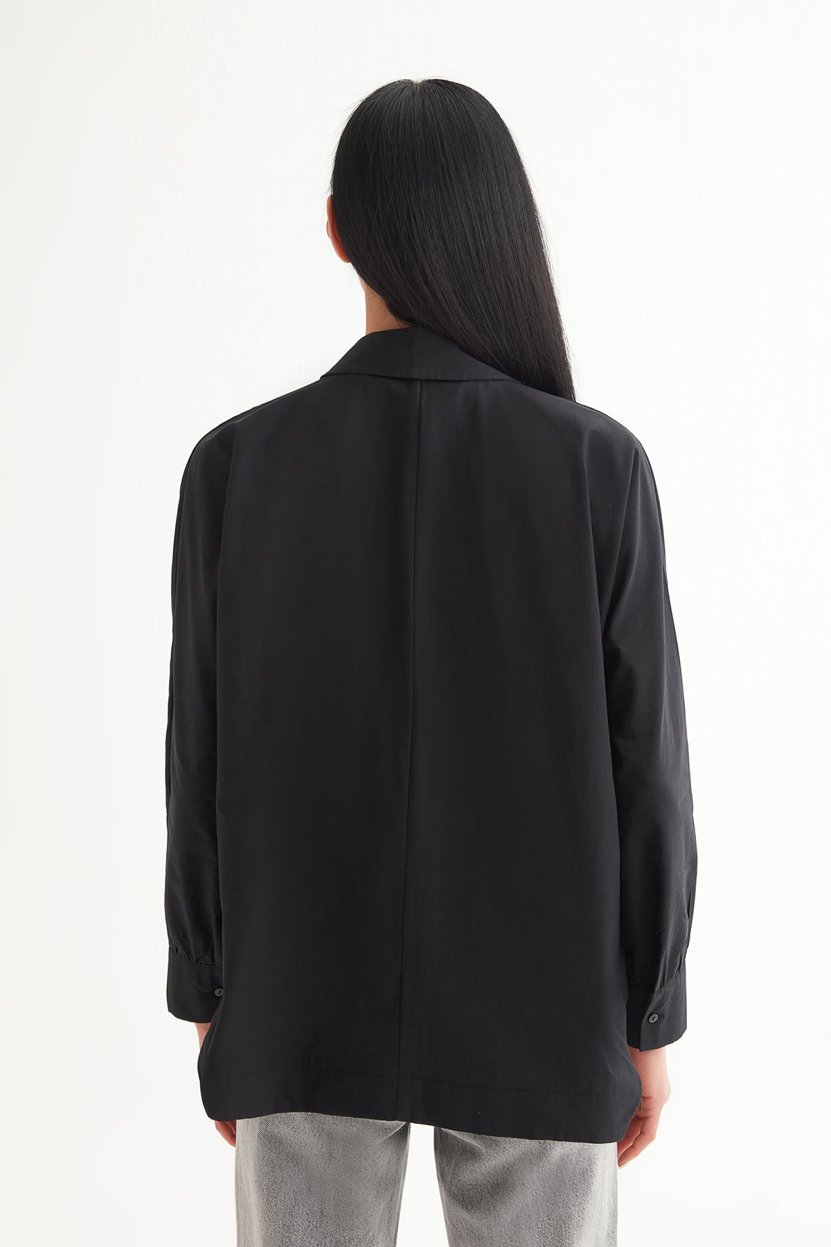 Oversize Torba Cep Gömlek | Açelya Okçu 