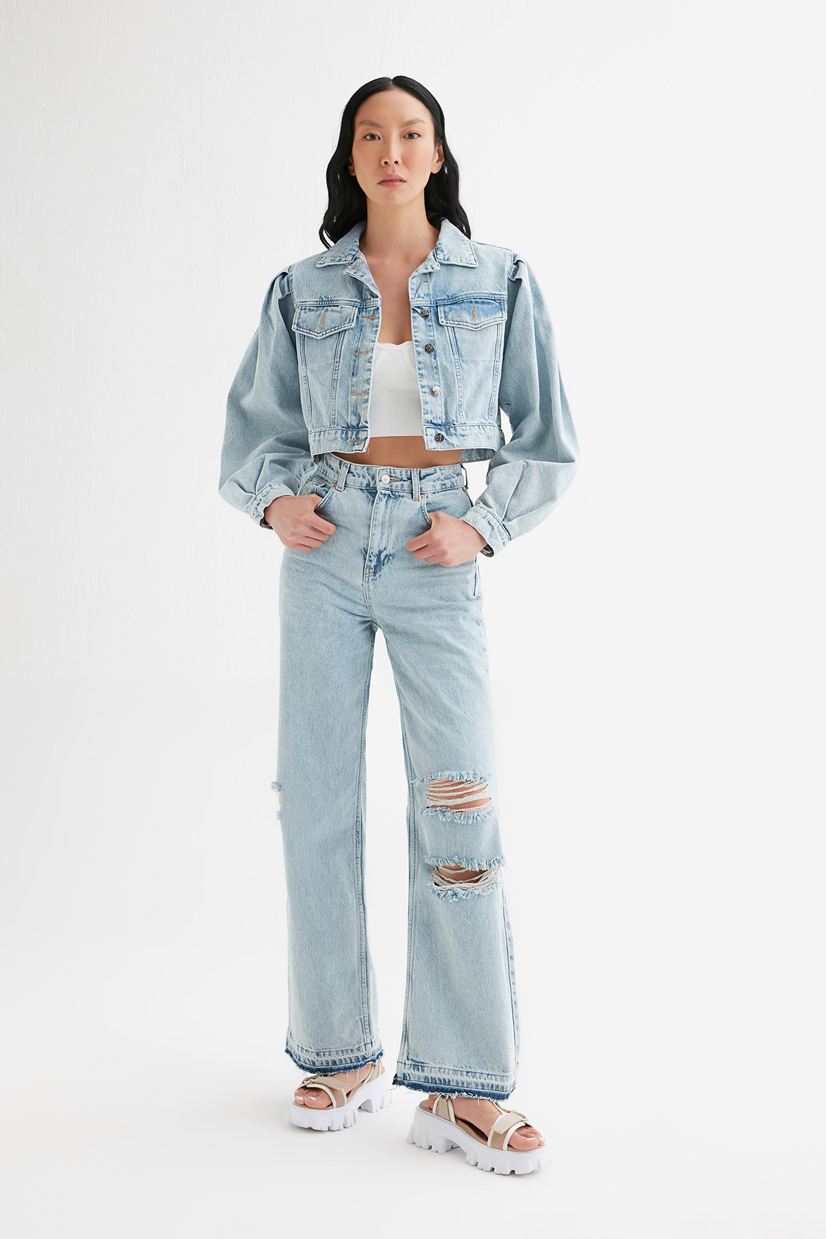 Crop Kot Ceket | Açelya Okçu 