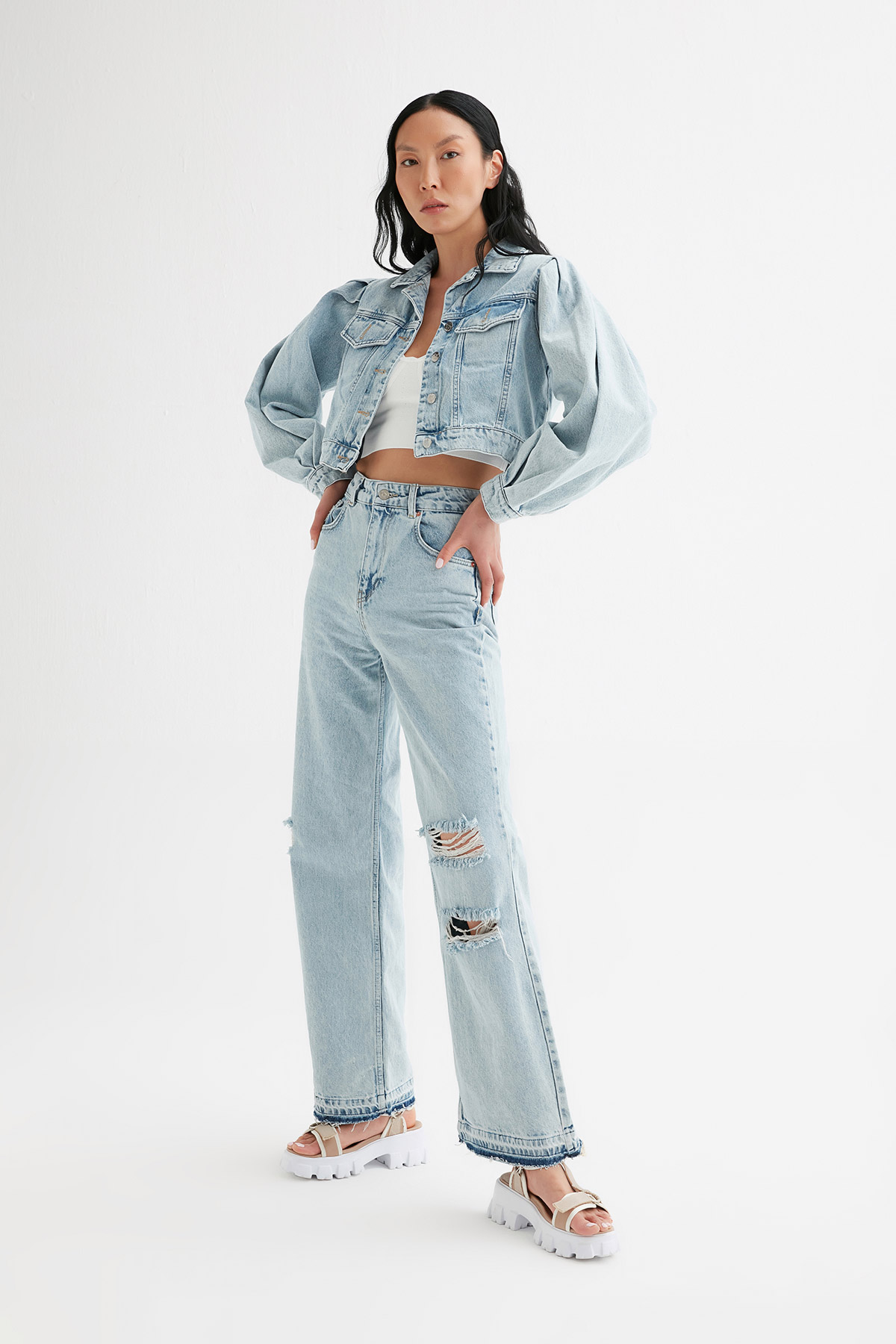 Crop Kot Ceket | Açelya Okçu 